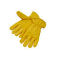 Économique Pig Grain Leather Acrylic Pile Lined Driver Winter Glove-9516